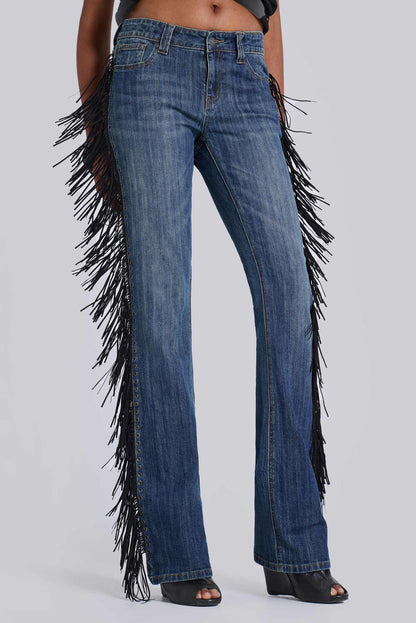 Fringe Bootcut Jeans