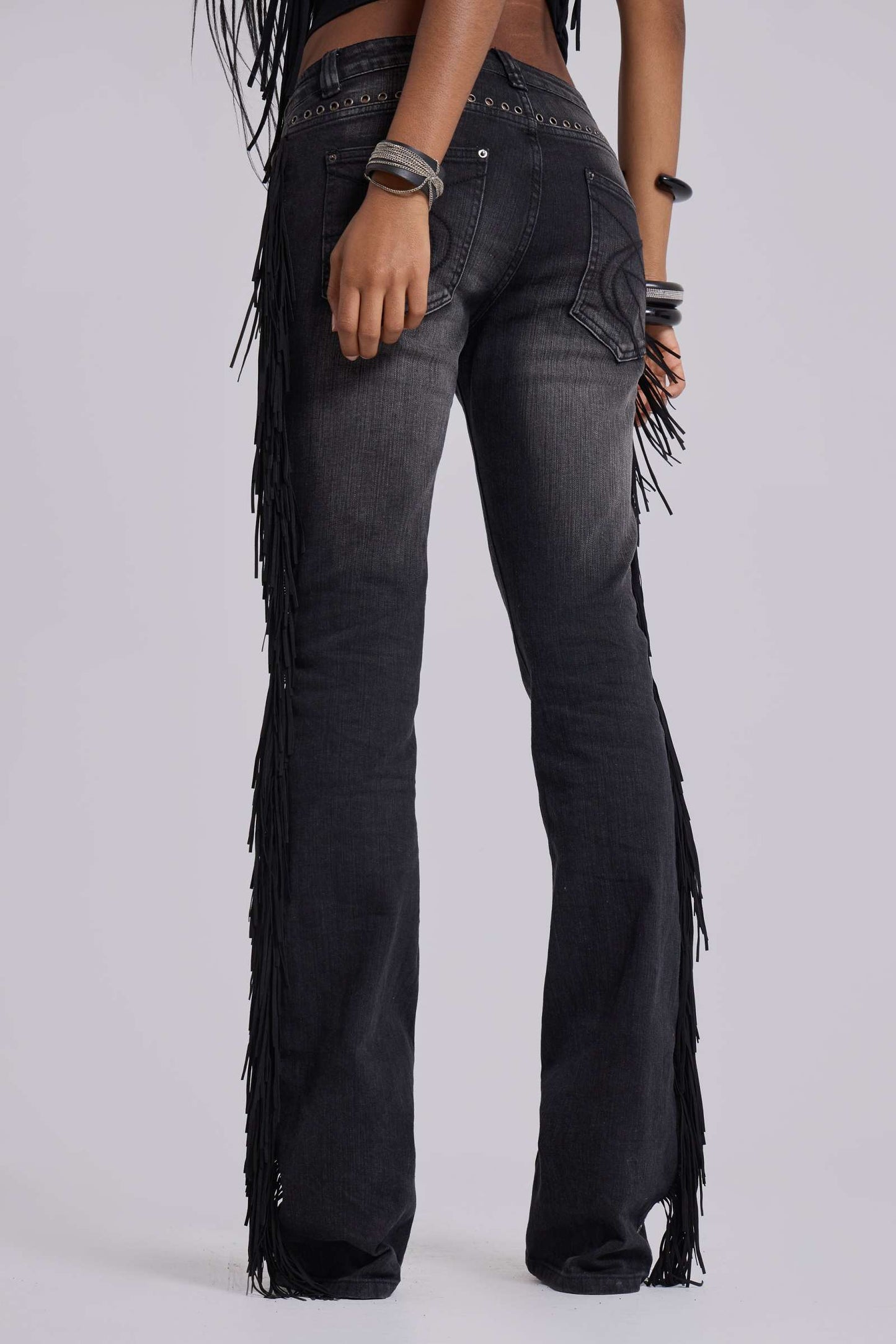 Fringe Bootcut Jeans