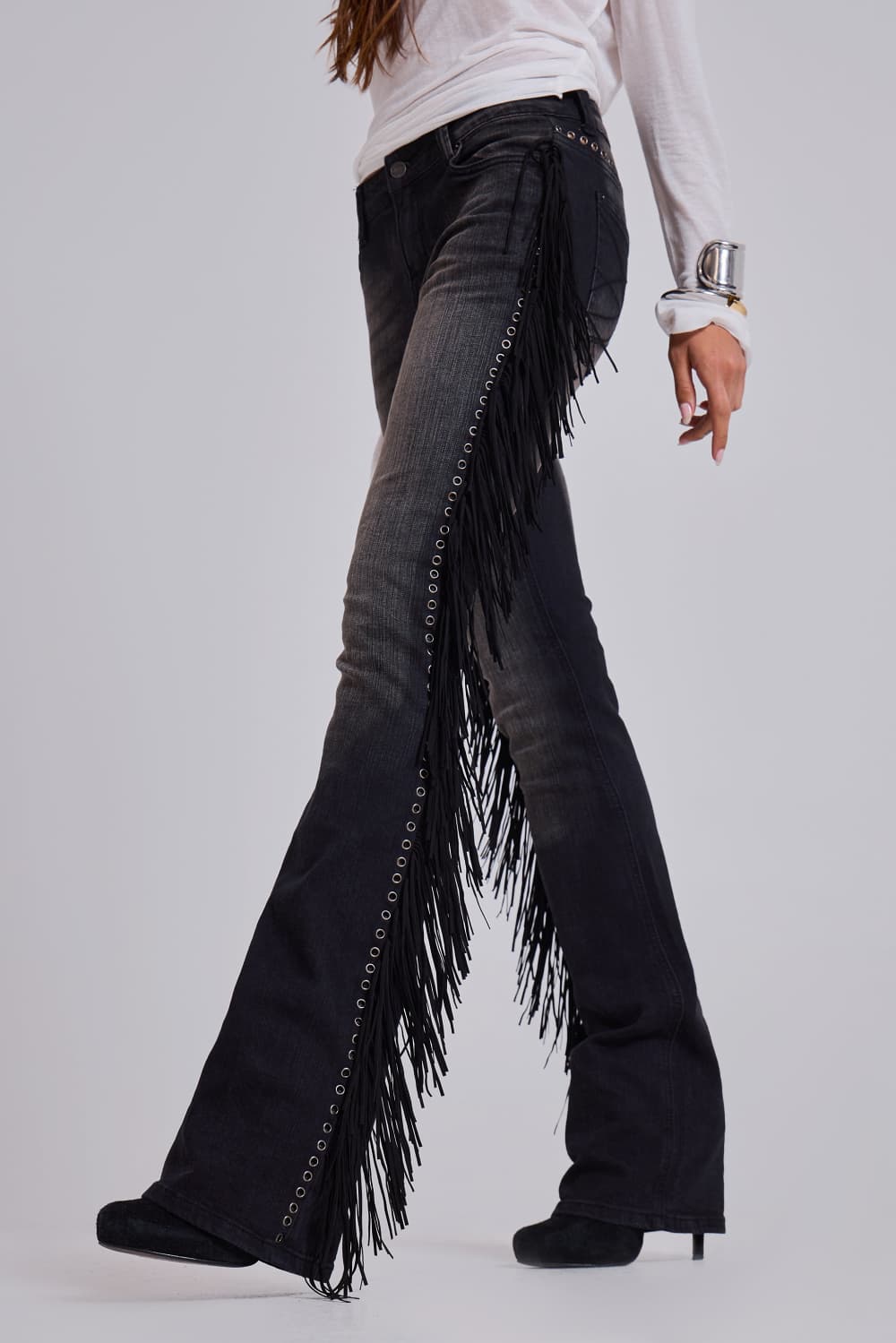 Fringe Bootcut Jeans